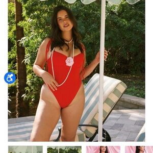 Dippin' Daisy's Red One Piece Swimsuit